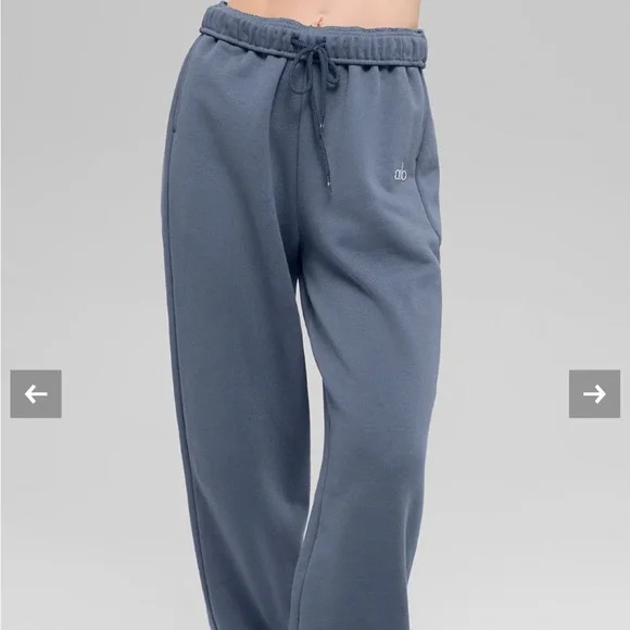 Alo Accolade Sweatpants Bluestone - Picture 1 of 3